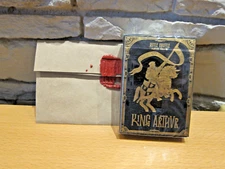 King Arthur - Golden Knight - Playing Cards with CoA Letter by Riffle Shuffle