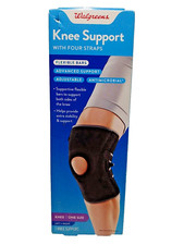 Walgreens ~Knee Support w/ 4 Straps ~Adjustab...