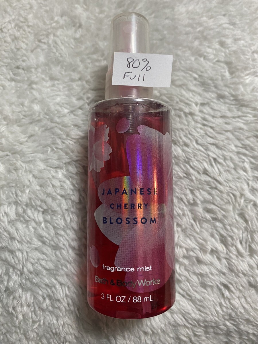 3 Bath & Body Works Japanese Cherry Blossom Fragrance Mist Travel