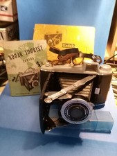 Vintage 1950s Kodak TOURIST CAMERA with Box and Original Manual