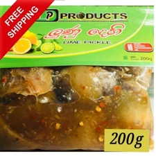 Organic Lime Pickle Pure Ceylon Lunu Dehi Natural 200G Homemade High Quality New