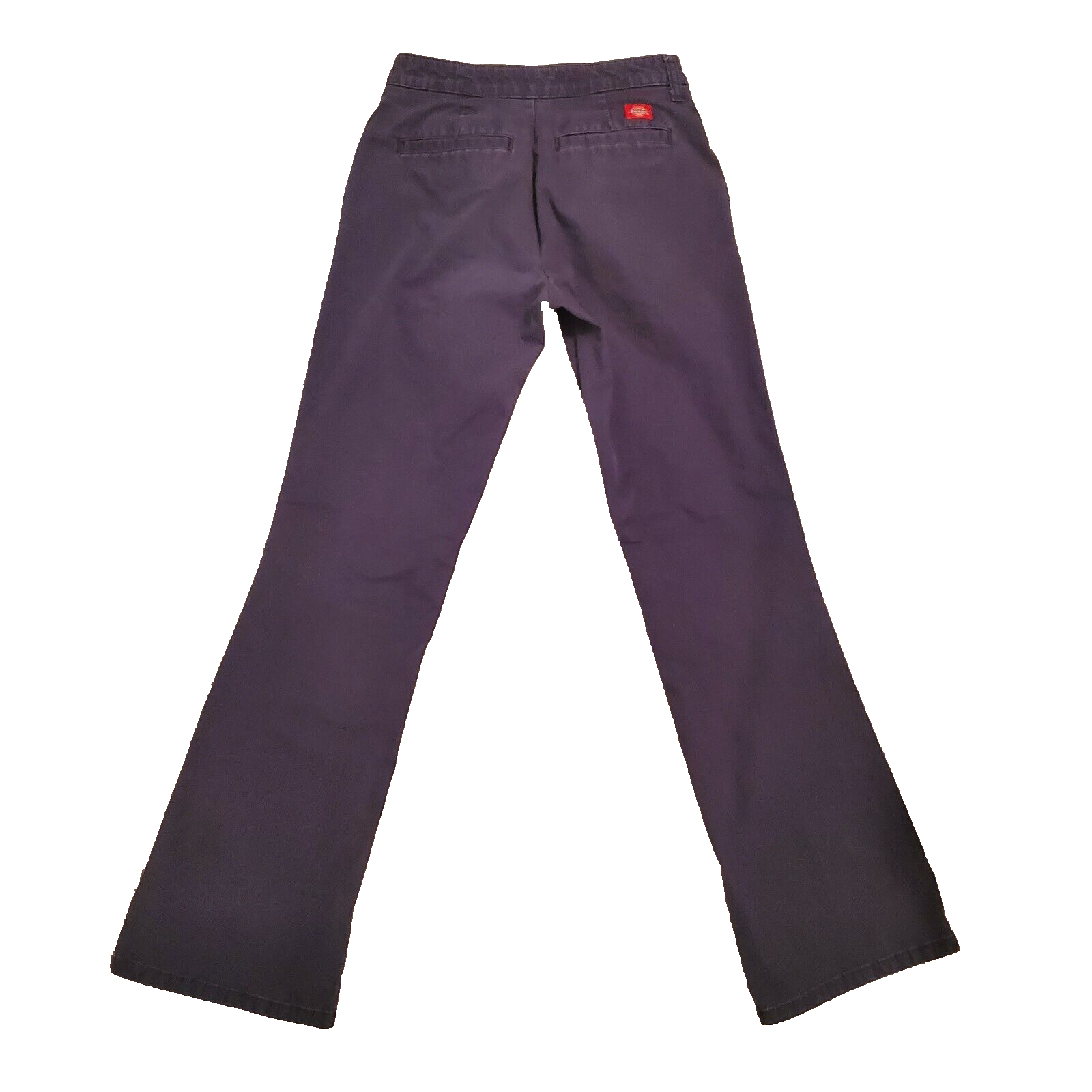 Women's Dickies Bootcut Pants Size 2 Regular Flex Slim Fit Pants Navy