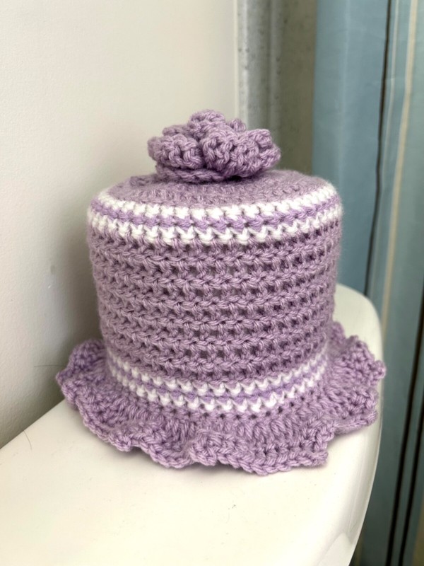 Toilet Paper Cover-Lilac with Accent