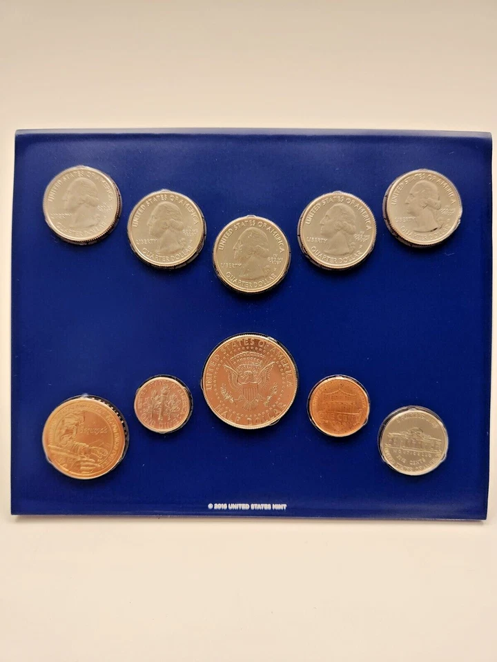 2017 US MINT UNCIRCULATED COIN SET- Philadelphia, Denver Mints. Excellent in box - Image 3 of 4