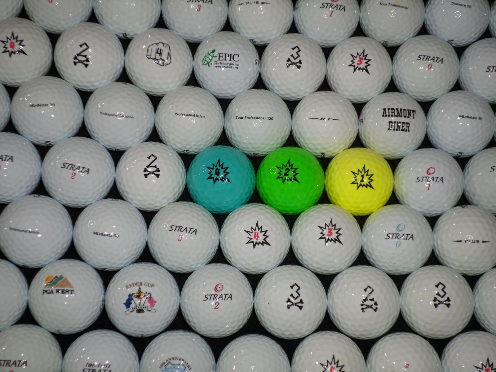 60 Strata Assorted Golf Balls eBay