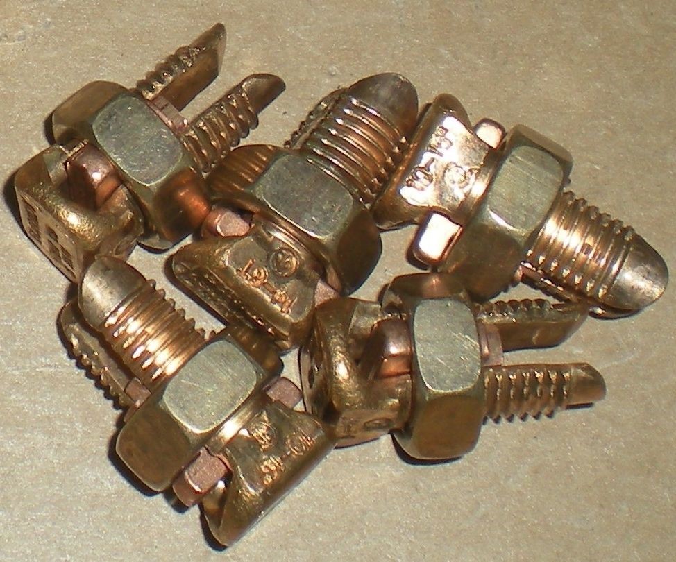 BURNDY KS17 SERVIT SPLITBOLT 8 STRANDED 6 SOLID COPPER RUN TAP CROSS