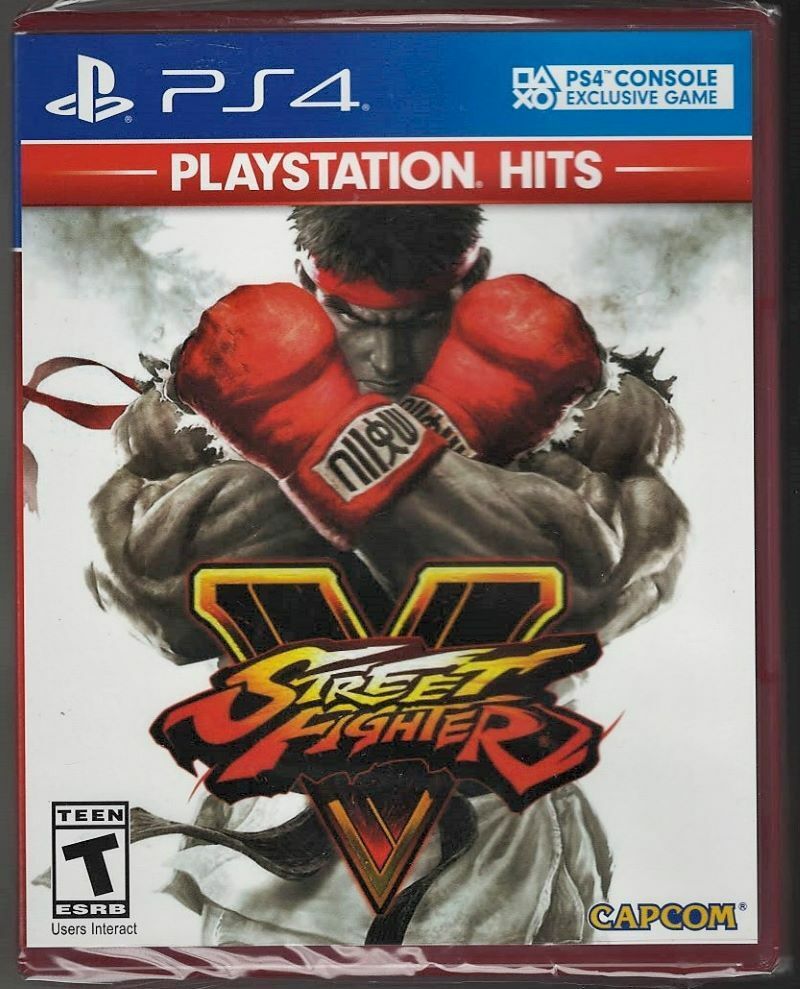 Street Fighter V (PlayStation Hits) PS4 (Brand New Factory Sealed US  Version) Pl