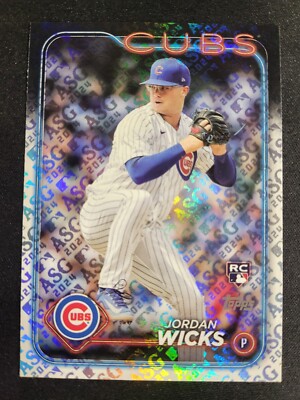 Jordan Wicks RC All-Star Game Logo Variation HOLO Foil 2024 Topps ASG SP Cubs