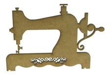 Sewing Machine Mk2 craft blank shape  Varied Sizes from 100mm mdf