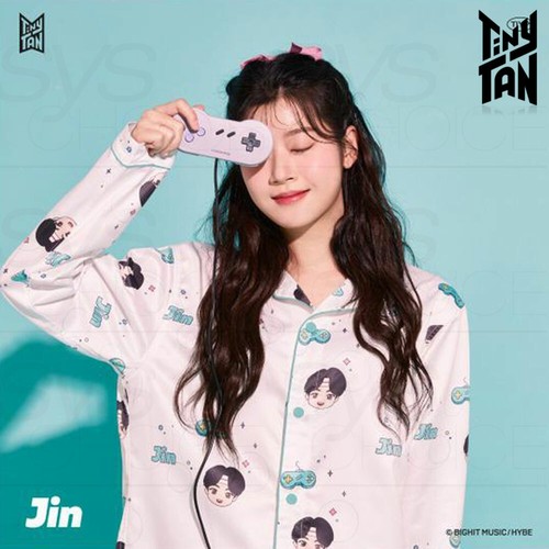 Pigiama viso grande BTS TinyTAN merce autentica ufficiale + numero di tracking - Foto 3 di 15