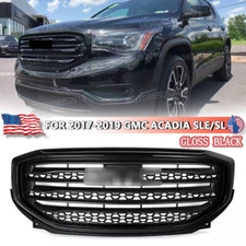 For GMC Acadia SLE SL 2017-2019 Gloss Black Front Grille Bumper Grill Assembly