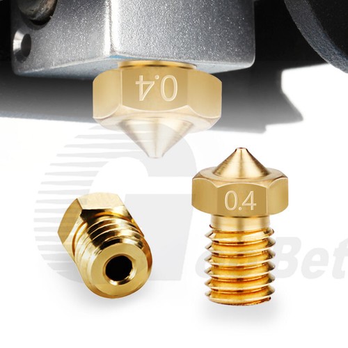 Mosiężna dysza wytłaczarki 0,1 mm-1,2 mm dysza drukarki 3D V5 V6 Hotend M6 1,75 mm 3 mm - Zdjęcie 5 z 14