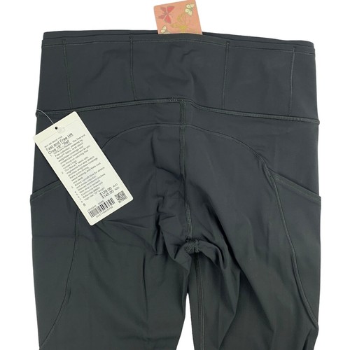 Lululemon Women's Legging Fast and Free HR Crop 19" *Ref GGRE Yoga US 8 / UK 12 - Picture 3 of 6