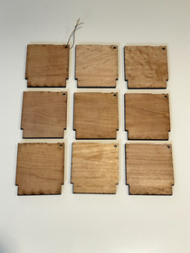 Super Mario Bros 3 Retro Game NES Cartridge Wooden Ornament