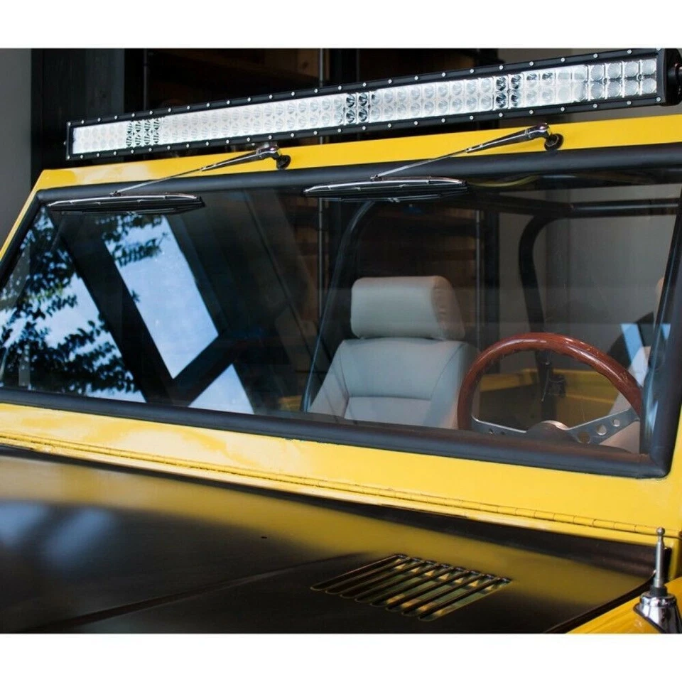 Kit de brazo y cuchilla limpiaparabrisas, acero inoxidable pulido, compatible con Ford Bronco 1966-1977 Foto 2 de 2