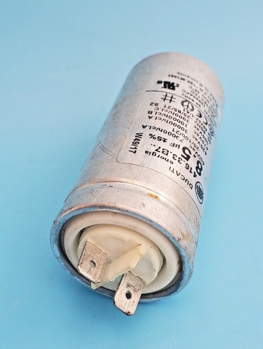 INDESIT IDC8T3B KONDENSATOR WÄSCHETROCKNER Kondensator 8,5 UF ORIGINAL