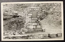 Gregory Monument Centraal City Colorado RPPC postcard