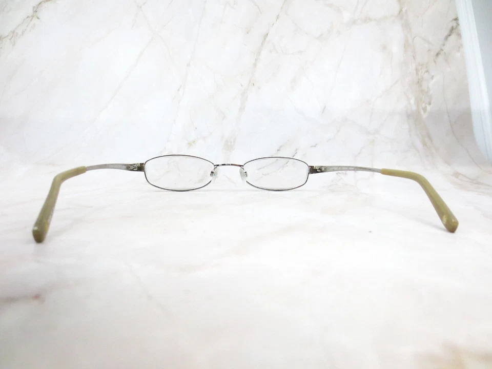 Marco de gafas Covergirl CG345 para mujer plateado metal ovalado borde completo 49-18-135 Foto 4 de 4