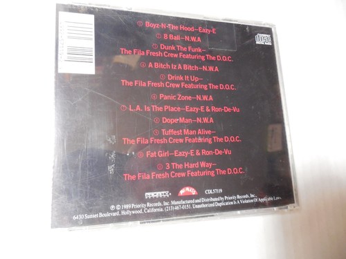 1989 OG N.W.A. & the Posse CD – Priority Press Eazy-E Dre Cube Tested OOP - Picture 6 of 8