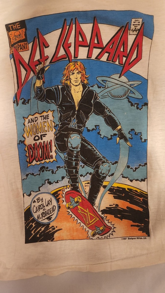 Def Leppard - Hysteria - Women of Doom - Comic - T-shirt
