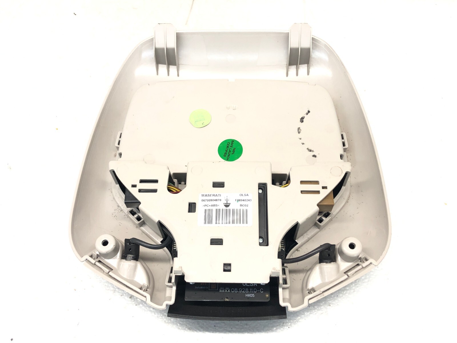 2017-2022 MASERATI LEVANTE OVERHEAD CONSOLE DOME LIGHT W/ SWITCHES OEM #NOTES