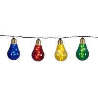 Star Glow Led Deko Party Lichterkette10-Tlg Bunt Warmwhite Led 3,6 M AußEn IP44
