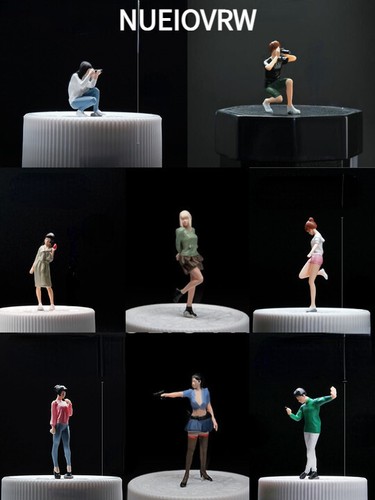 1/64 Figure Model Outdoor Street Figure Model Scene Display Doll Diorama Model - Picture 19 of 28