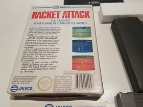 RACKET ATTACK PAL B NINTENDO NES GAME COMPLETE NEAR MINT CON