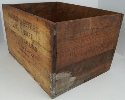 Vtg Three Crown Tawny Port Wine SV Borges & Irmao Wood Crate Popper Morson Co