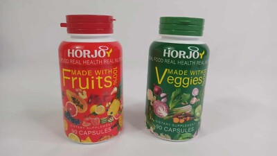 Fruits & Veggies Nutritional Dietary Whole Foods Supplements 180 caps Exp. 12/26