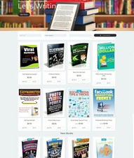 Turnkey eBooks Shop Website For Sale 330 Books Included  Free Host  Install