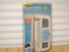 Fellowes 10-Outlet Smart Surge Protector 1720 Joules Power Strip TVSS 1449