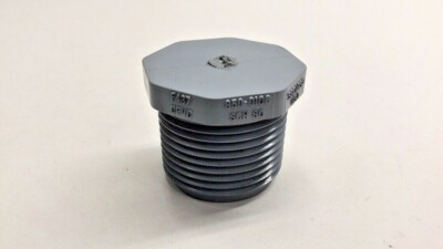 Spears 850-010C Plug 1'' CPVC Male Pipe Thread SCH80 F437 NSF-PW