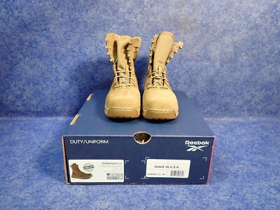 NEW Reebok Strikepoint CM8940 8'' Ultra-Light Military Boot Coyote Size 5.5 W