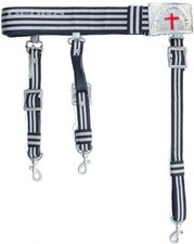 MASONIC KNIGHTS TEMPLAR Ceremonial Espada Cinturón y Hebilla para Sir Knight Ajustable