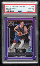 2022-23 Panini One and One Purple 7/25 Nikola Jokic #46 PSA 10 GEM MT 14mf
