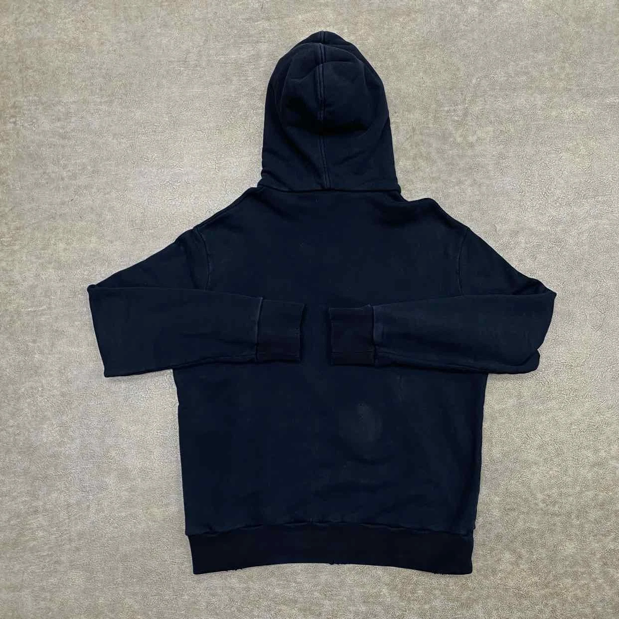 Gucci Felpa con Cappuccio "LOGO" Nera Usata Taglia L (574 62)