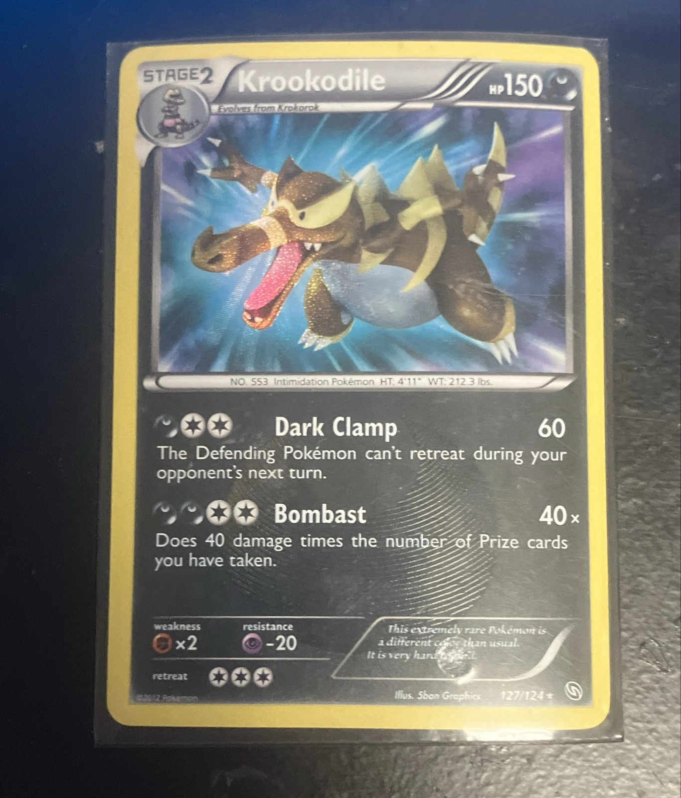 Krookodile 127/124 Dragons Exalted Holo
