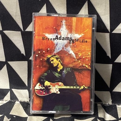 BRYAN ADAMS 18 Till I Die cassette tape