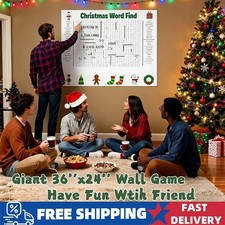 Jumbo Christmas Word Search Poster   Giant Wall Game, Poster-Size Word Search US