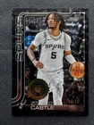 2025-26 Topps Stephon Castle #197 Crackleboard BLACK 10/10 Spurs
