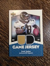 2007 Upper Deck UD Game Jersey Fred Taylor #UDGJ-FT Jaguars