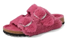 NIB - Birkenstock Arizona Big Buckle Teddy Shearling Women Sandals (MSRP $180)