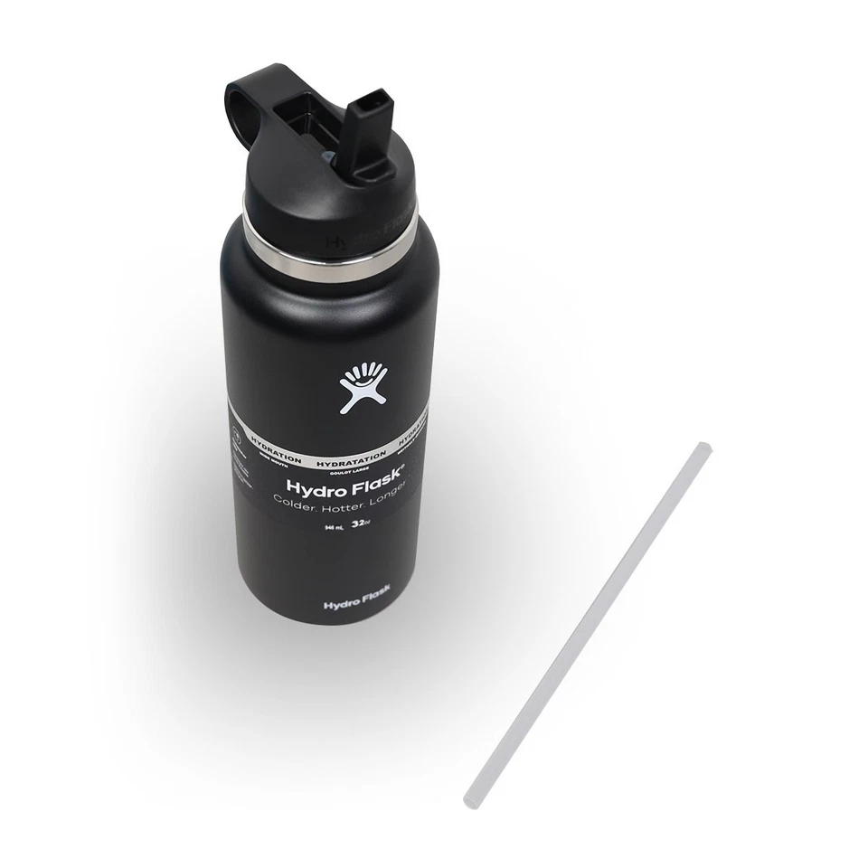 Botella de agua Hydro Flask 32 OZ boca ancha tapa de pajita Foto 4 de 4