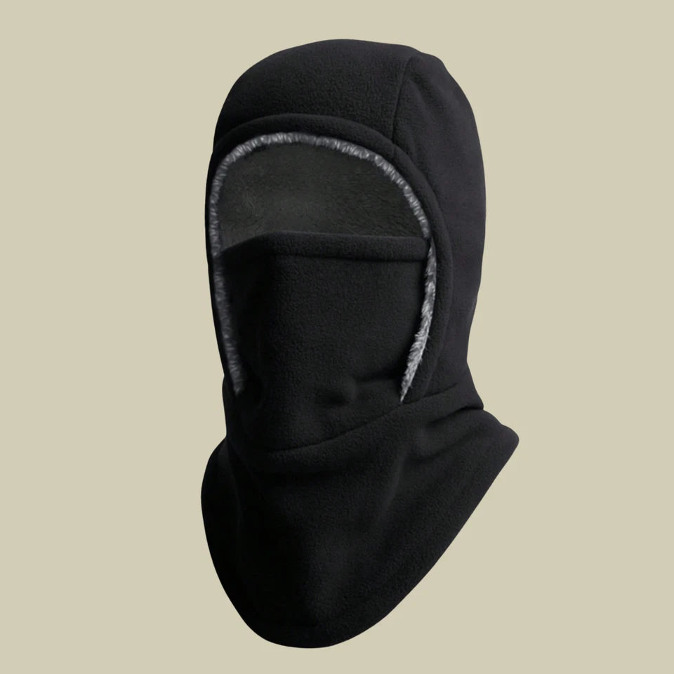 Invierno Pullover Sombrero Máscara Facial Completa A Prueba de Viento Pasamontañas Capucha Cálido Gorro Térmico Foto 3 de 4