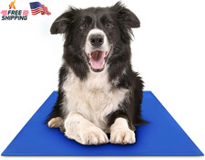 Large Pet Cooling Gel Mat Pressure Activated Non-Toxic for Dogs 25-50 lbs