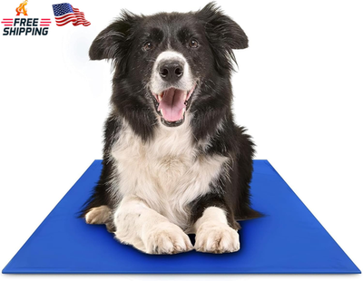#ad #ad Large Pet Cooling Gel Mat Pressure Activated Non Toxic for Dogs 25 50 lbs $36.78