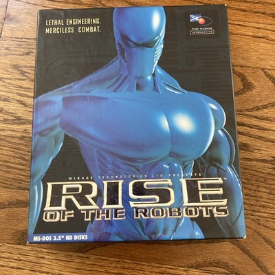 PC - Rise of the Robots - 3.5 Diskette - 14 Discs & Manual