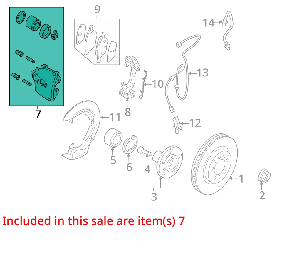 Pinza de freno delantera izquierda Mazda 3 2004-2013 CDSCO Foto 2 de 3