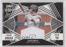 2022 Panini Elite Extra Edition First Round Materials Zach Neto #FRM-ZN y8h